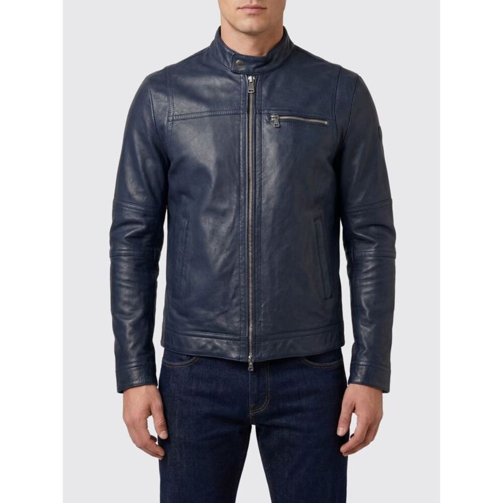 Peuterey Men Leather Jacket Peuterey